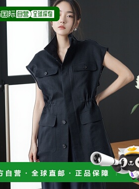 1h可退 日本直邮Drawing Numbers 女士立领亚麻背心 DNZ1051307A0