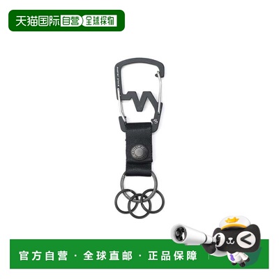 日本直邮masterpiece 钥匙扣 黑色 日本制造 M-CARABINER KEY RIN