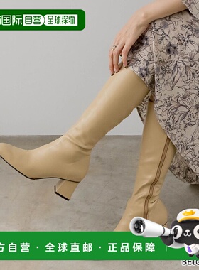 日本直邮RANDA 晴雨兼用软弹 WARM 方头长靴 RA041BW11639 女靴