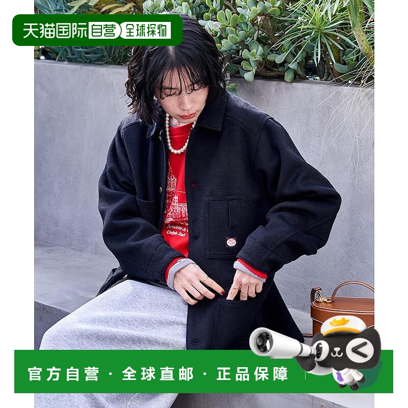 1h可退 日本直邮RED KAP 女装 宽松羊毛质感工装外套 翻领设计 11