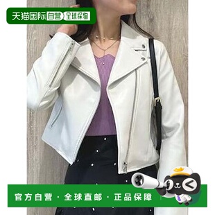 ME2340EW22627 日本直邮MERCURYDUO 人造皮革紧凑机车风夹克