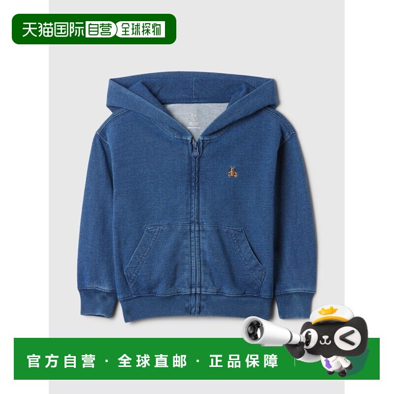 日本直邮babyGap 拉链派克外套长袖卫衣图片