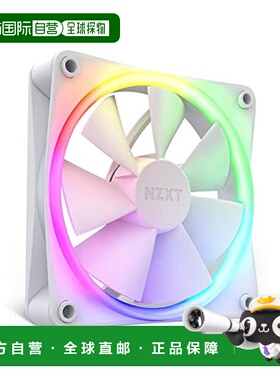 【日本直邮】Nzxt恩杰 白色计算机机箱风扇 RF-R12TF-W1 FN1764