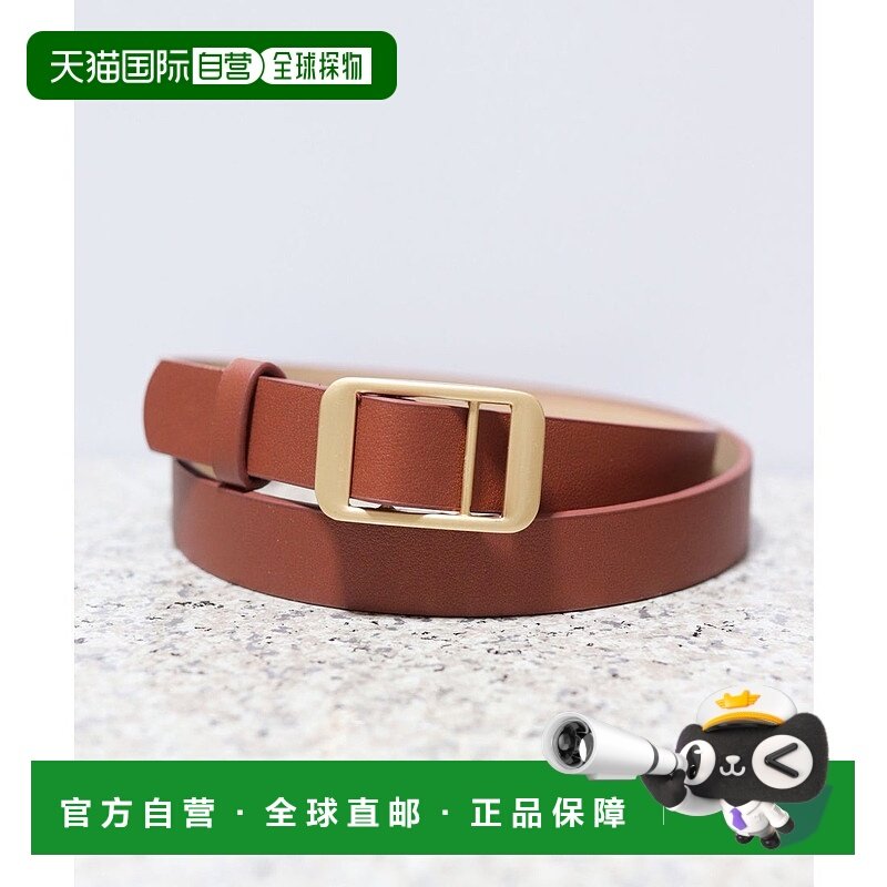 日本直邮florge 男女通用2WAY方形扣人造皮革细腰带 [FL8218EW076,箱包皮具/热销女包/男包,手拿包,淘宝优惠券,粉丝福利购,淘宝优惠卷