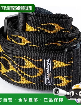 【日本直邮】Jim Dunlop邓禄普 吉他背带FLAMBE OY D38-11 黄色