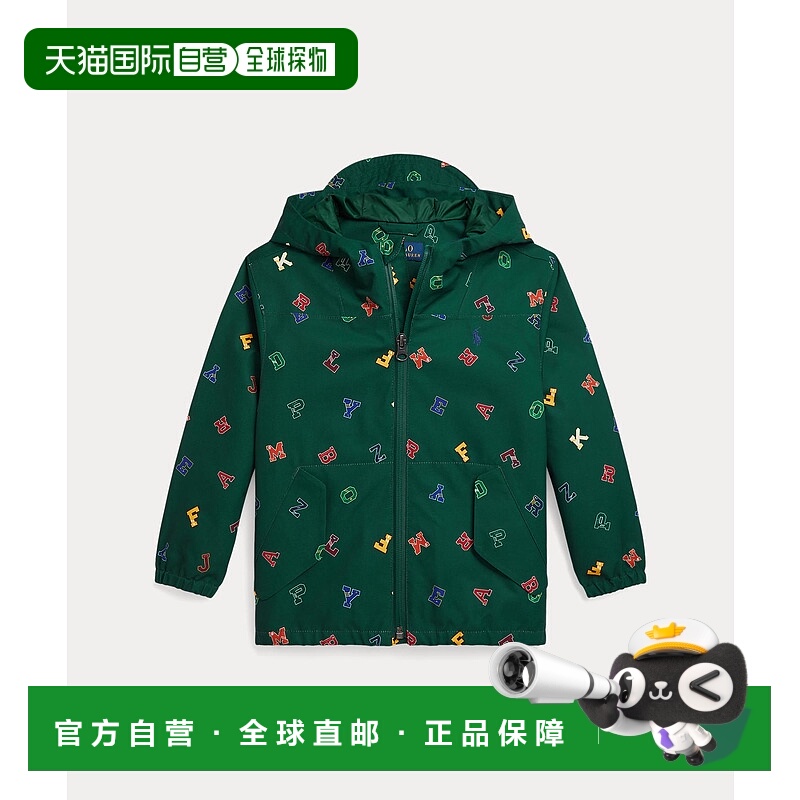 1h可退 日本直邮Polo Ralph Lauren 儿童 P-Layer 1字母印花连帽