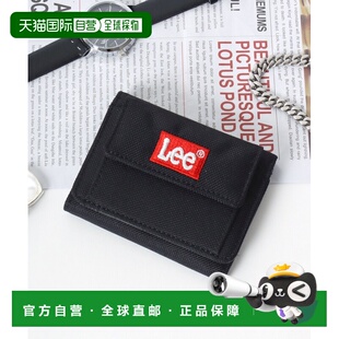 1h可退 日本直邮Lee 三折钱包 男装女装 迷你短款卡包 刺绣品牌LO