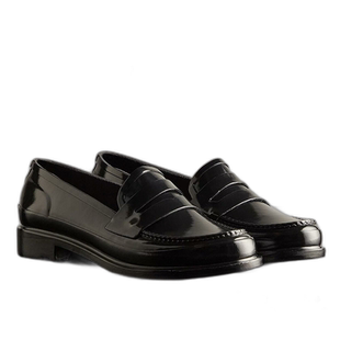 日本直邮HUNTER REFINED GLOSS PENNY LOAFER 完全防水手工橡胶橡