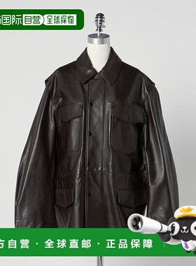 1h可退 日本直邮LOEFF 羊皮革工装夹克 男女同款男款皮夹克独特