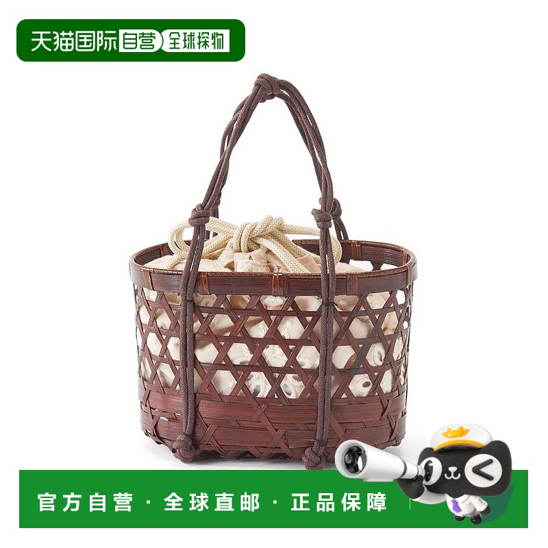 日本直邮日潮 GRL 花卉刺绣束口篮包 tr800单肩包