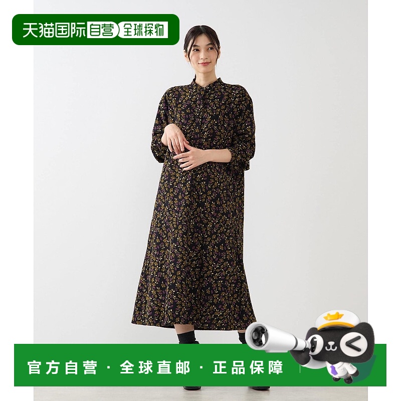 1h可退 日本直邮MELROSE claire 女装 宽松A字 半袖衬衫连衣裙 双