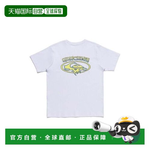 日本直邮QUIKSILVER 24SS 荆棘椭圆短袖T恤 白色
