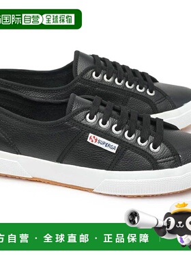 日本直邮Superga 运动鞋 2750 女士男士皮革 S009VH0 EFGLU 白色