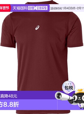 日本直邮ASICS 男士中长款短袖训练内衣（2031F104-601）