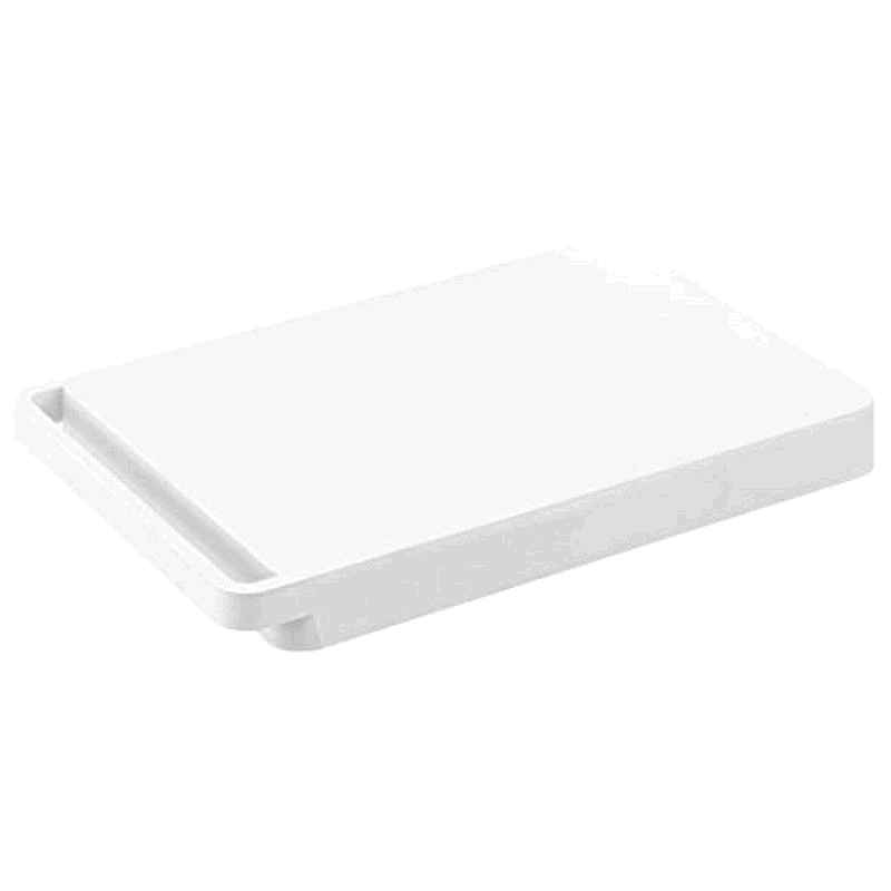 【日本直邮】山崎实业家用小板车隐藏轮W28XD45XH6.5cm白色 5328