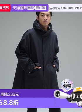 日本直邮New Balance MET24 Hooded Long Jacket 男士运动休闲夹