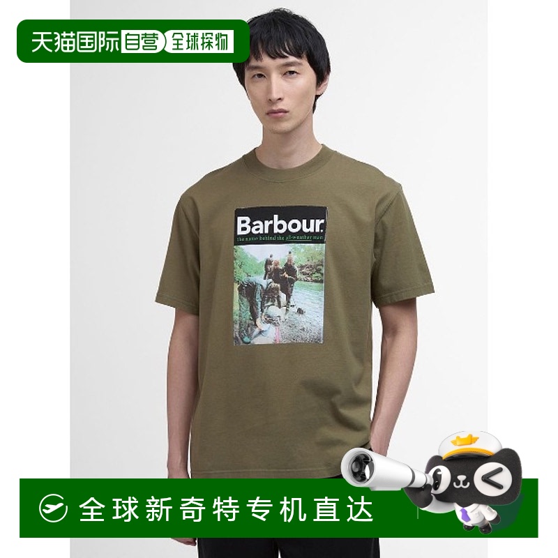 1h可退 日本直邮Barbour 男女同款全气候经典图案印花短袖T恤 251