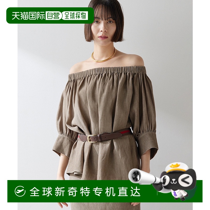 1h可退 日本直邮Whim Gazette 女士束腰设计露肩上衣 WGZ1051504A