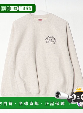 1h可退 日本直邮KINGS POINT 男士 品牌刺绣标志休闲卫衣 1126000