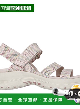 日本直邮【日本直邮】Skechers/斯凯奇女款时尚凉拖163681-NTMT
