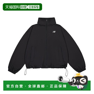 日本直邮New Balance 纯色拉链运动休闲百搭跑步夹克外套 女款 黑