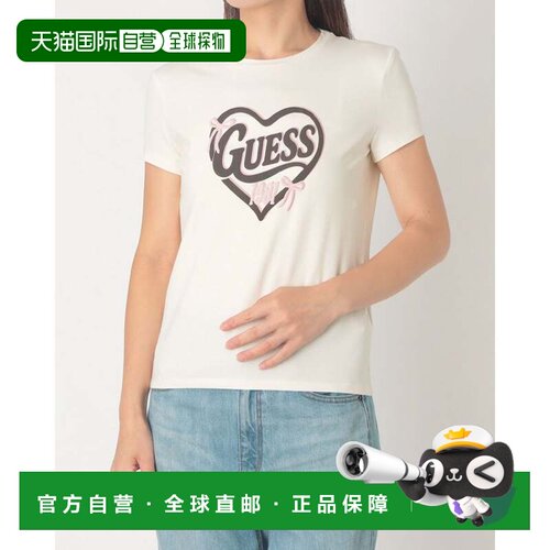 日本直邮GUESS 塔莉塔T恤女装内搭短袖 G027
