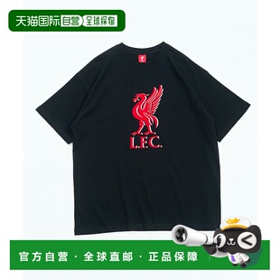 1h可退 日本直邮Liverpool FC 男士宽松复古植绒印花T恤 25071361