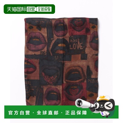 日本直邮Desigual 德诗高 女装 图案印花方巾 轻盈柔滑 Viscose认