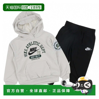 日本直邮Nike 儿童运动套装 NKB B NSW P.E. FT PO PANT SET 76N2