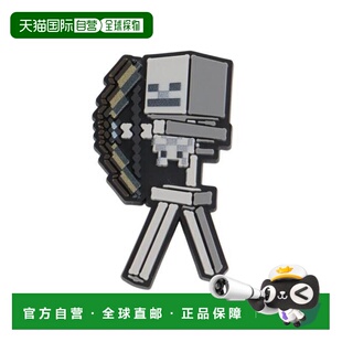 日本直邮Crocs 我的世界骷髅造型洞洞鞋 charms 小挂件 [10014540