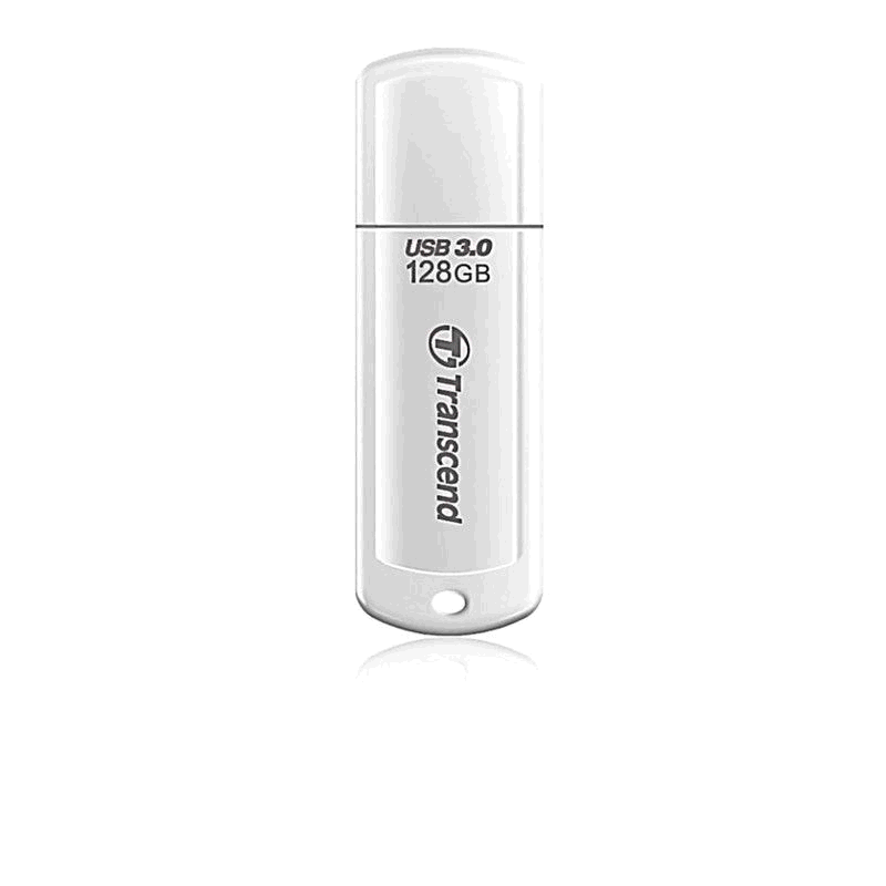 【日本直邮】Transcend创见U盘 USB 3.0储存器 128GB白色