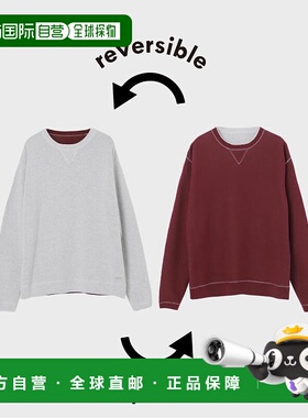 1h可退 日本直邮ANTS & ELEPHANTS 男装 双面穿 舒适棉质 crew ne