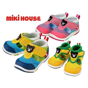 384 9303 随机无盒宝宝 日本直邮日潮MIKIHOUSE中国制网面凉鞋