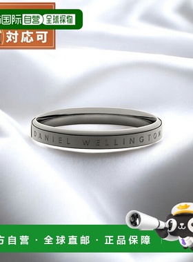 日本直邮Daniel Wellington 经典戒指 深灰色 50 戒指配饰 指环 D