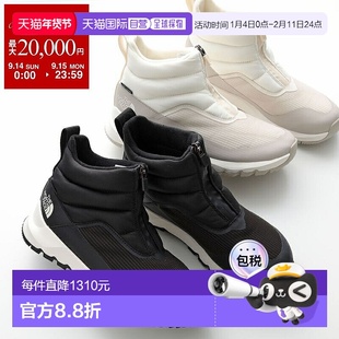 日本直邮THE NORTH FACE 北面短靴女士热球渐进拉链二代雪地靴北
