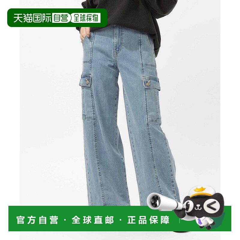 1h可退 日本直邮SOMETHING 女士LISA宽松款货运裤 SEA58898