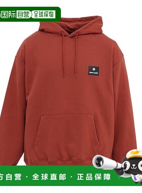 日本直邮Snow Peak 男士方形logo连帽运动卫衣 NSD-SW-25AU002 03