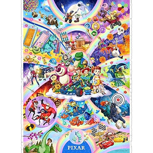 【日本直邮】Tenyo 拼图Popping out皮克斯角色大集合1000片51x73