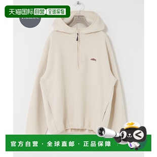 1h可退 日本直邮THOUSAND MILE 女装 轻盈保暖针织抓绒半拉链连帽