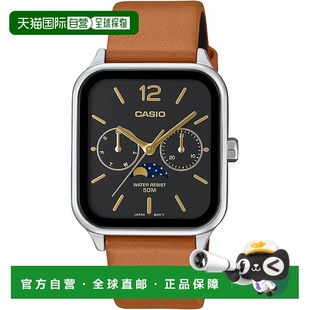 男士 手表 黑 M305D Casio卡西欧 金属表带MTP 1AV 日本直邮