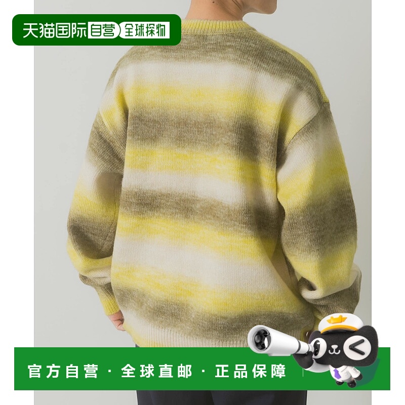1h可退 日本直邮ITEMS URBANRESEARCH男装渐变圆领宽松针织衫 ITA