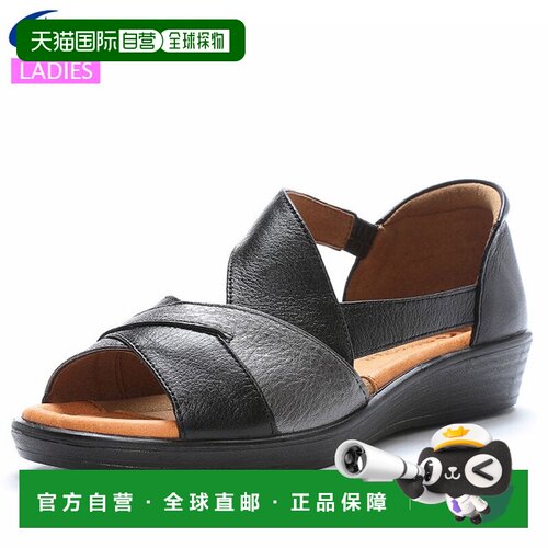 日本直邮Moonstar 凉鞋 女士 Sporse SP5943 黑色 Moonstar 42301