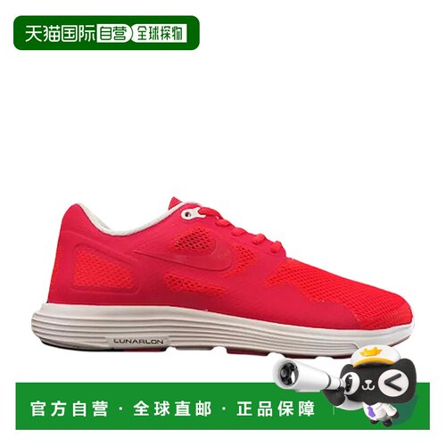 日本直邮Nike Lunar Flow+ 舒适百搭跑步鞋 男女同款 红色