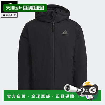 日本直邮 adidas 户外 Traveer Insulated 男士夹克 HG6012 黑色