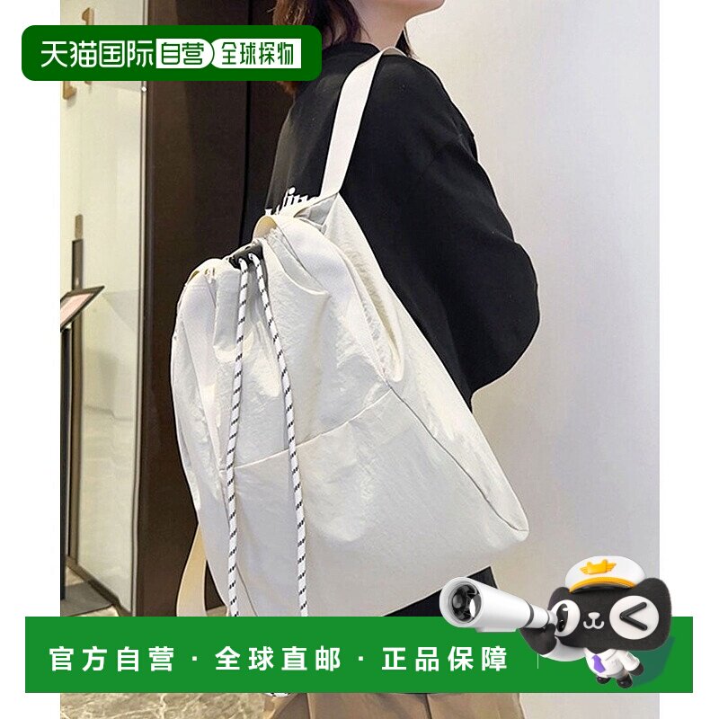 日本直邮florge 防水加工A4可收纳2WAY抽绳尼龙双肩/托特包 FL821