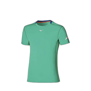 【日本直邮】 Mizuno美津浓男式田径UPF短袖T-shirt速干防晒SJ2MA