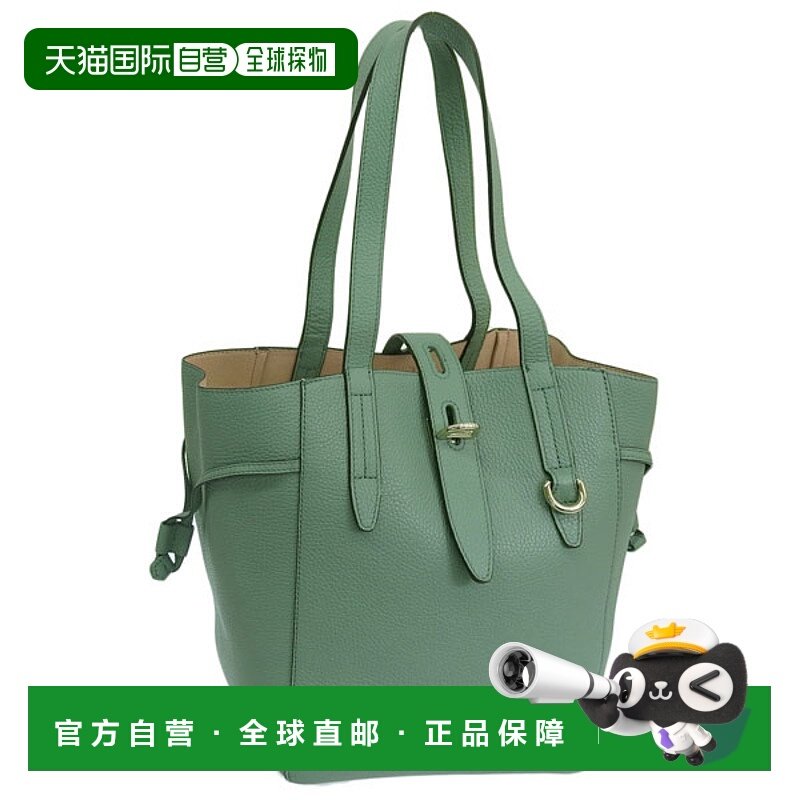 日本直邮FURLA 女士托特包 Outlet 皮革 绿色 NET TOTE M 包 BZT0