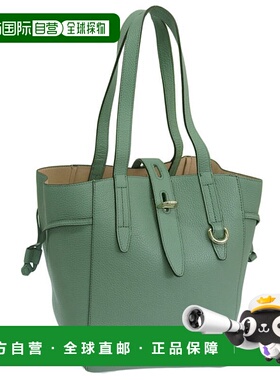 日本直邮FURLA 女士托特包 Outlet 皮革 绿色 NET TOTE M 包 BZT0