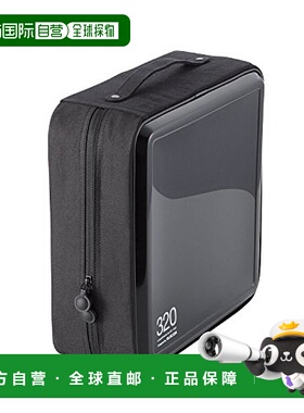 【日本直邮】ELECOMDVDCD盒半硬带拉链320张纸黑色CCD-H320BK