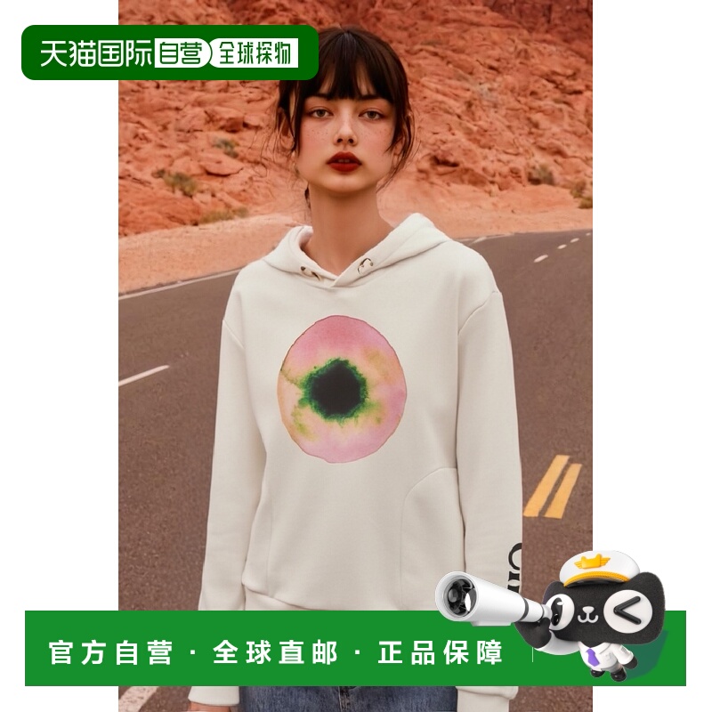 日本直邮CHLOE 儿童派克大衣印花连帽套头衫圆形图案新款 2024 年